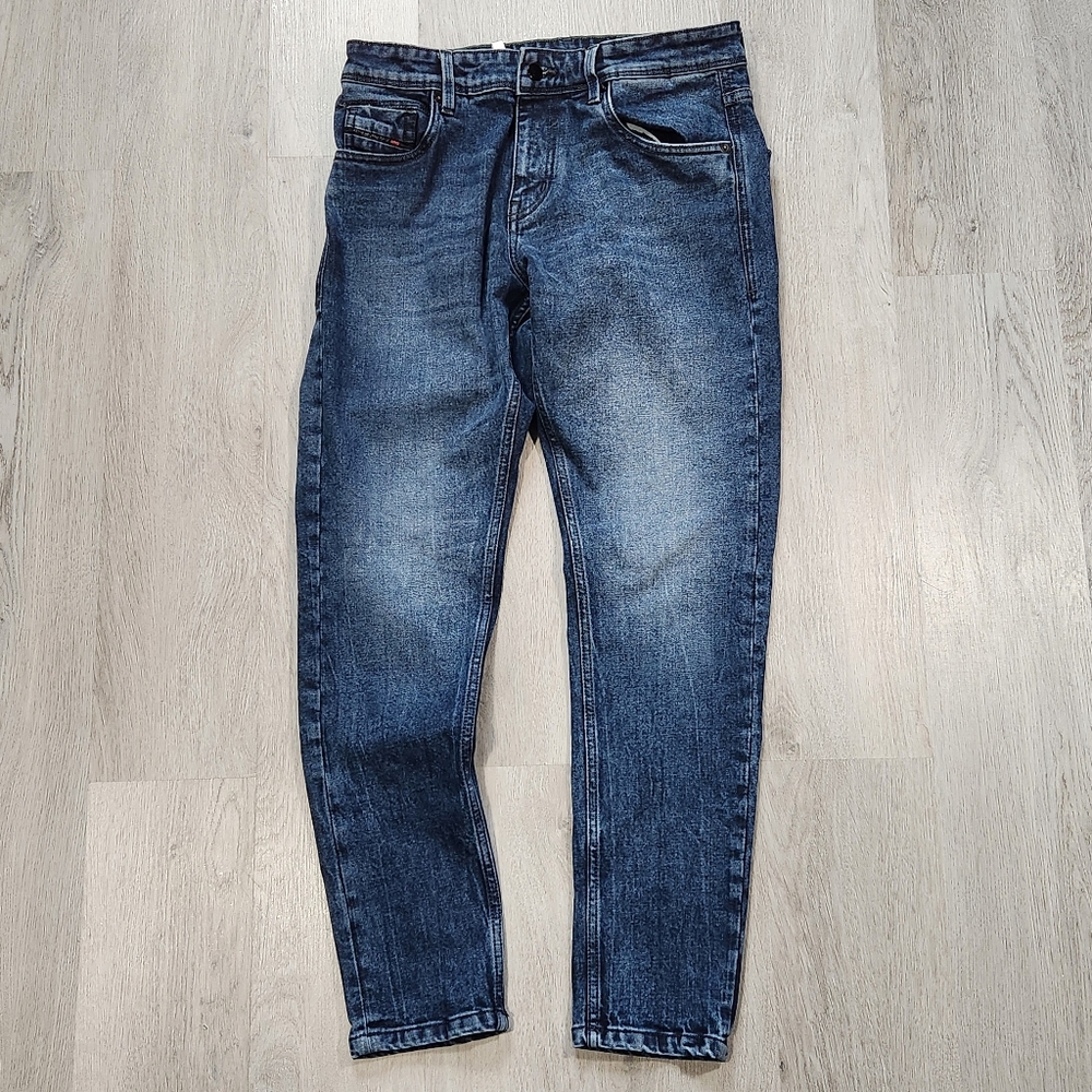 Diesel Industry Men Skinny Jeans 30x28 Dark Wash Slim Flexible Denim